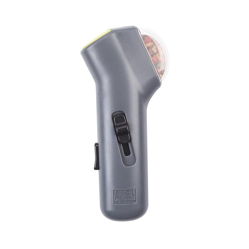 Everyday Essentials™ Pet Treat Launcher in a sleek gray design, perfect for fun and interactive pet treat dispensing.